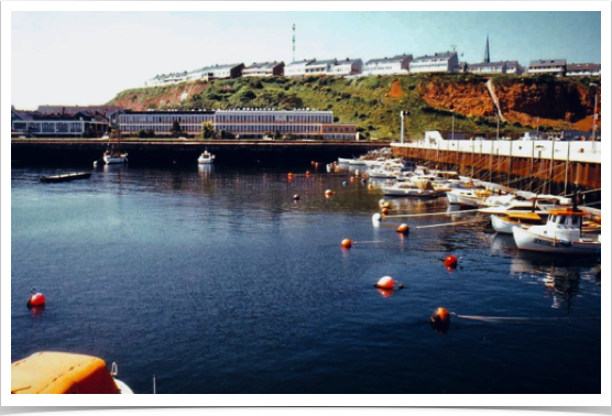 Marine Research Station at Helgoland Island. 